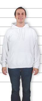 Customink Sizing Line Up For Gildan Midweight 50 50 Pullover