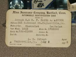 That makes the hartford the. Vintage 1925 Aetna Insurance Company Hartford Ct Automobile Identification Card Ebay