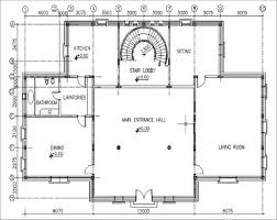 Ground Floor Architectural Plan Of The