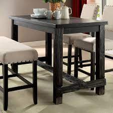 Modern, wood, round, and small dining tables. Furniture Of America Helin I Counter Height Dining Table Walmart Com Walmart Com