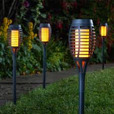 Solar Party Flaming Torch 5 Pack