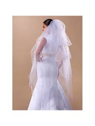 six layers fingertip wedding veil