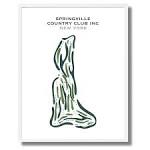 Springville Country Club Inc, New York Golf Course Maps and Prints ...