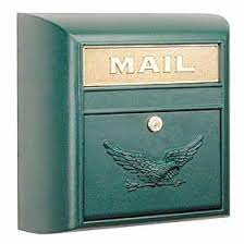 Modern Locking Wall Mount Mailbox