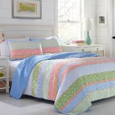 Coastal Quilt Set King Comforter Bed