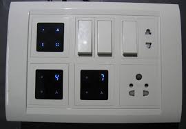 Square Switch Board For 4 Lights 2 Fans With Remote