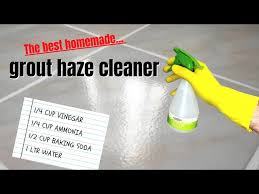 the best way to remove grout haze