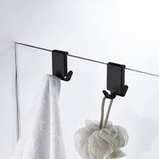 Mokiuer Double Hooks For Glass Shower
