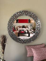 37 Circle Mosaic Mirror Round Mirror