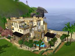 mod the sims modern house with a view