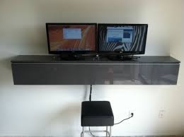 Diy Wall Mount Computer Workstation Of