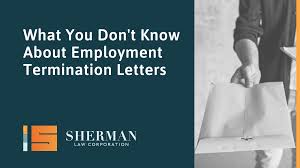 employment termination letters