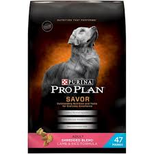 Purina Pro Plan Shredded Blend Natural Lamb Rice Dry Food For Adult Dogs