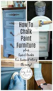 How To Chalk Paint Furniture More