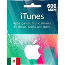 itunes gift card mexico on pk