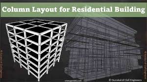 column layout for residential building