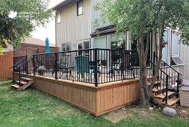Pressure Treated Deck With Privacy Wall