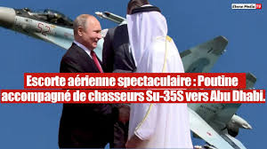 Attaque aérien: Poutine accompagné par des chasseurs Su-35S à Abu Dhabi -  YouTube