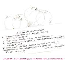 Make Your Own Wine Glass Charms Kit