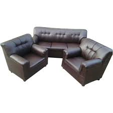 5 seater leather sofa set