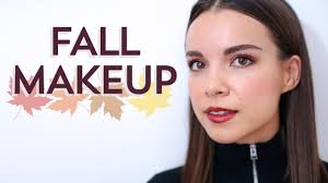 fall makeup tutorial copper eyes