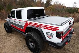 Bed jeep gladiator camper shell. Rugged Ridge Armis Retractable Bed Cover For 2020 Jeep Gladiator Jt Quadratec