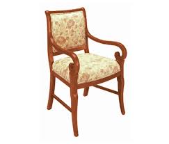 wood dining chair with armrest architonic