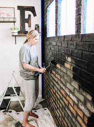 Do It Yourself Faux Brick Wall 1776