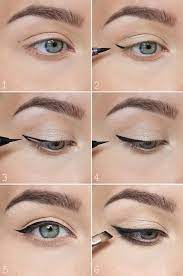 applying liquid eyeliner for beginners