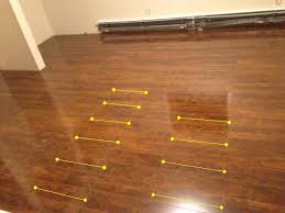 has my laminate floor been installed