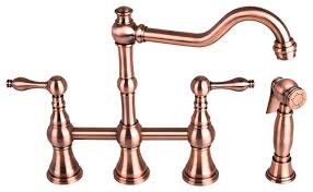 design ideas: copper kitchen faucets