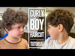 curly boy haircut tutorial you