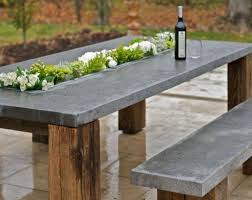 Concrete Outdoor Dining Table Round Vs