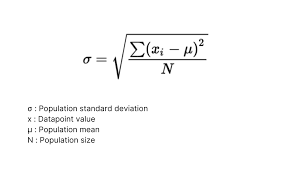 calculate standard deviation in python