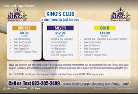 the king carpet cleaning king s club