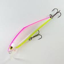 Momolures Heavy Sinking Minnow 85mm 14 3g D Contact Style Lure 17 Pink Chart Ebay