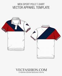 white sport polo shirt apparel template