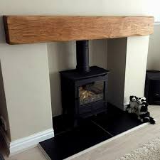 Solid Oak Beam Fireplace Mantel Mantle