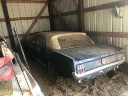 this 1966 ford mustang is a true barn