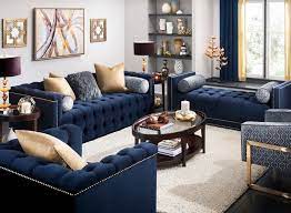 Diana Sofa Blue Couch Living Room