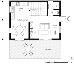 plan maison écologique 60 m² ooreka