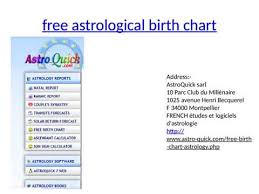 Free Astrology Birth Chart Analysis And Calculator Astro Quick Com