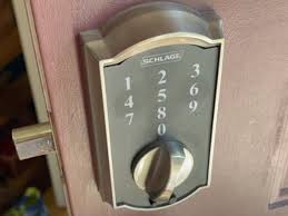 schlage lock not locking from outside