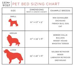 Dog Bed Size Chart Best Picture Of Chart Anyimage Org