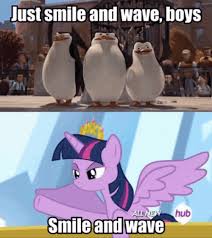 twilight sparkle smile and wave gif