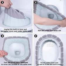 Washable Toilet Seat Cover Pads