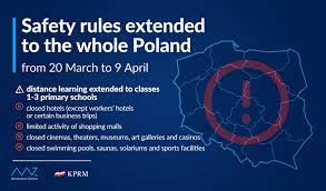 Sign up for our newsletter now. New Covid 19 Restrictions In Poland From March 27 Study In Poland Go Poland