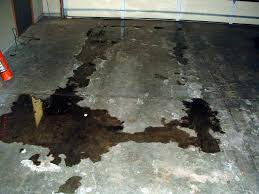 oil stains out of your garage floor