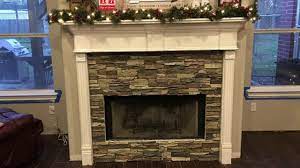 diy fireplace makeover faux stone you
