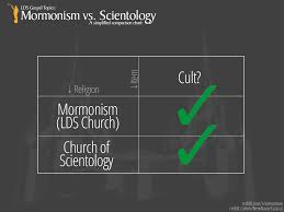 Mormonism Vs Scientology A Comparison Chart Imgur
